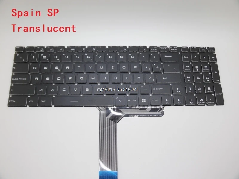 

Laptop Keyboard For MSI GS60 2PC 2PE 2PL 2PM 2QC 6QC GS70 2OD 2PC 2PE 2QD 2QE 6QC 6QD 6QE ONC GT72 GT740 GT740X GX62 6QD WS60
