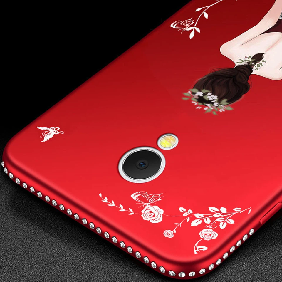 Модный красивый блестящий чехол со стразами для Meizu M5 Note Роскошный свадебного