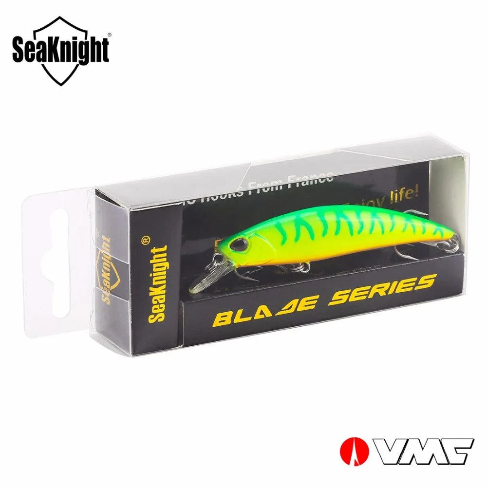 SeaKnight бренд SK040 серия Minnow Рыболовная Приманка приманка 9 шт./лот 7 см 2.76in 5 г VMC