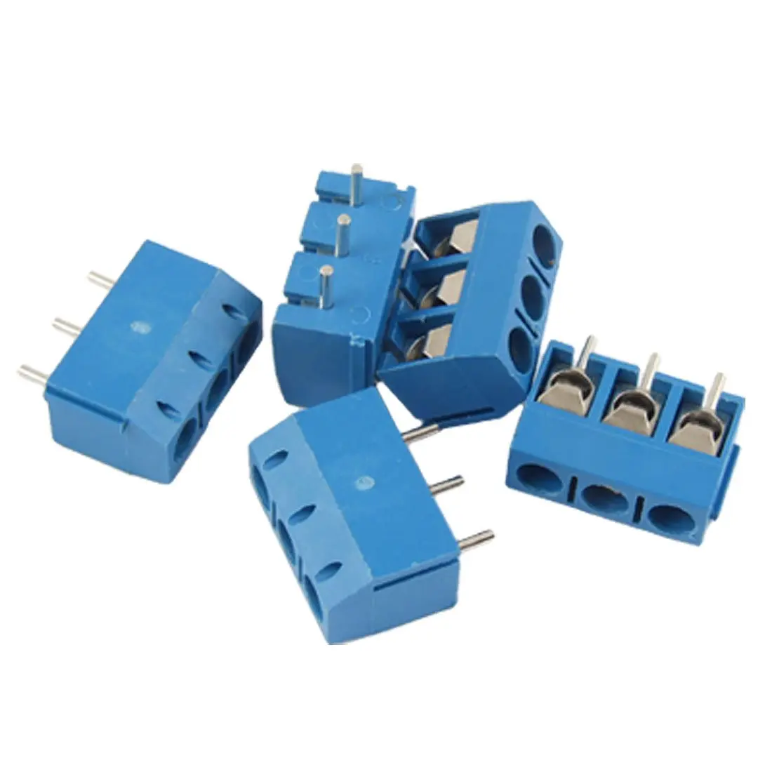 

MYLB-5 Pcs 3 Position PCB Mount Terminal Block Connector 16A