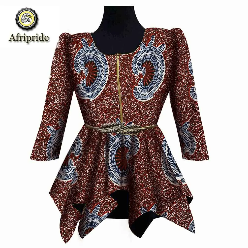 2018~2019 African women coat  pure cotton  spring&autumn ankara print dashiki bazin riche fabric AFRIPRIDE fashion coat S1824005
