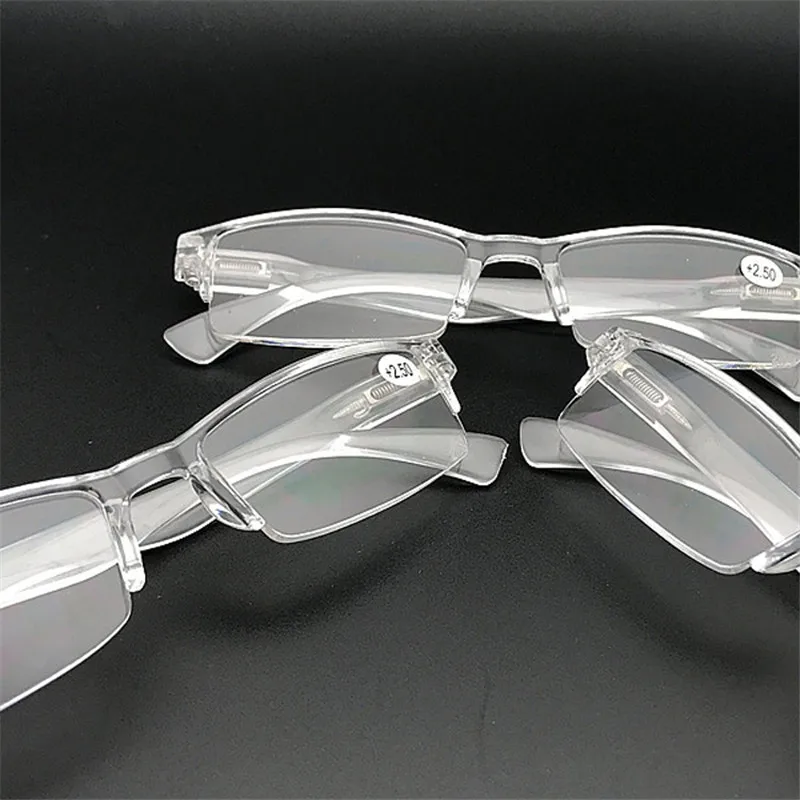 Elbru увеличительные прозрачные очки для чтения, мужские и женские очки, очки для дальнозоркости, ретро очки для дальнозоркости 1,0 1,5 2,0 2,5