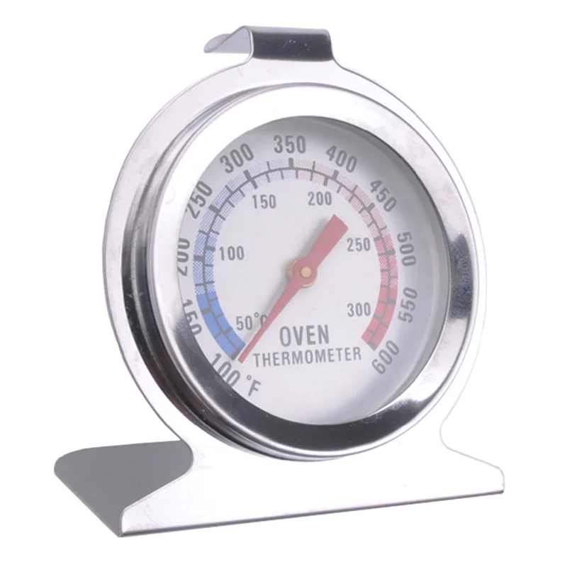 Free shipping, stainless steel that read oven thermometer, dial type