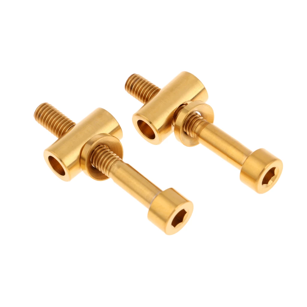 Bike Seat Post Fixed Bolts Titanium Bicycle Fixed Screw Titanium Color M5x30