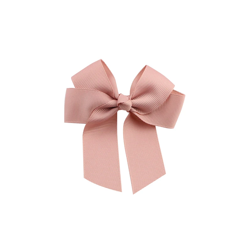 Baby Girl Solid Bow Hair Pin Toddler Hair Bows Alligator Clip Grosgrain Ribbon Headband Infant Hair clip Flower Headdress  Hair Accessories (19)