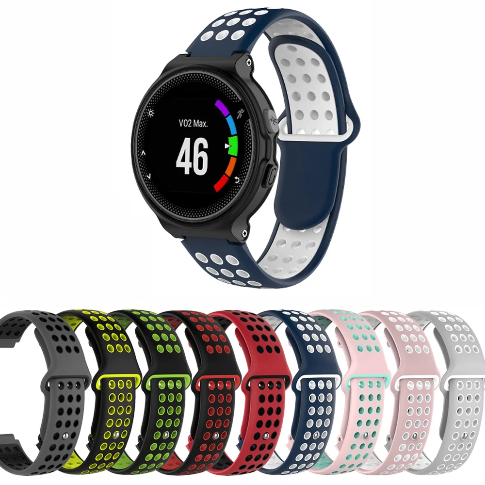 Силиконовый Смарт Браслет ремешок на запястье для Garmin Forerunner 220 230 235 620 630 735XT умный ремешок сменный ремешок