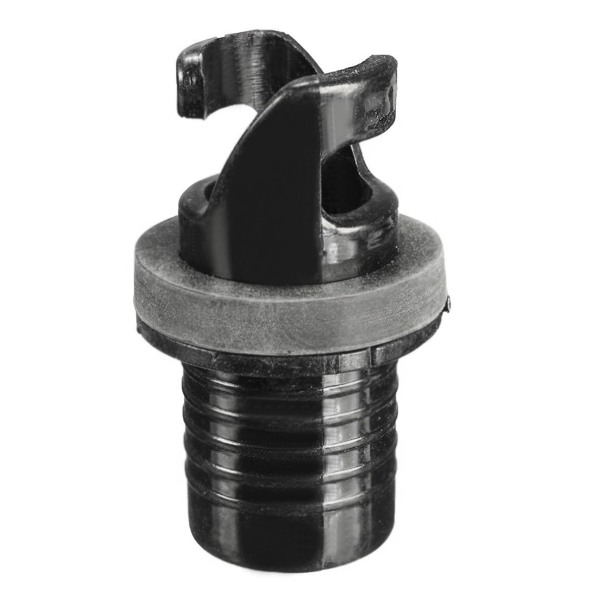 Mayitr 1Pcs Kayak Inflatable Boat Air Foot Pump H-R Valve H-R Hose Adapter Water Sports Rowing Boats Accessories Black