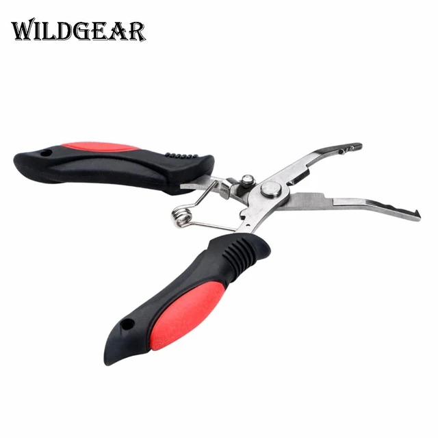 Stainless Fishing Pliers Lures Hook Fishing Clamp Scissors Remover