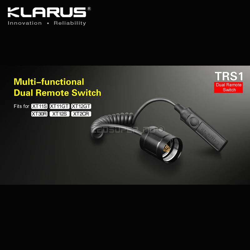Flashlights Accessory Original KLARUS TRS1 Multi-functional Dual Remote Switch for Tactical Application