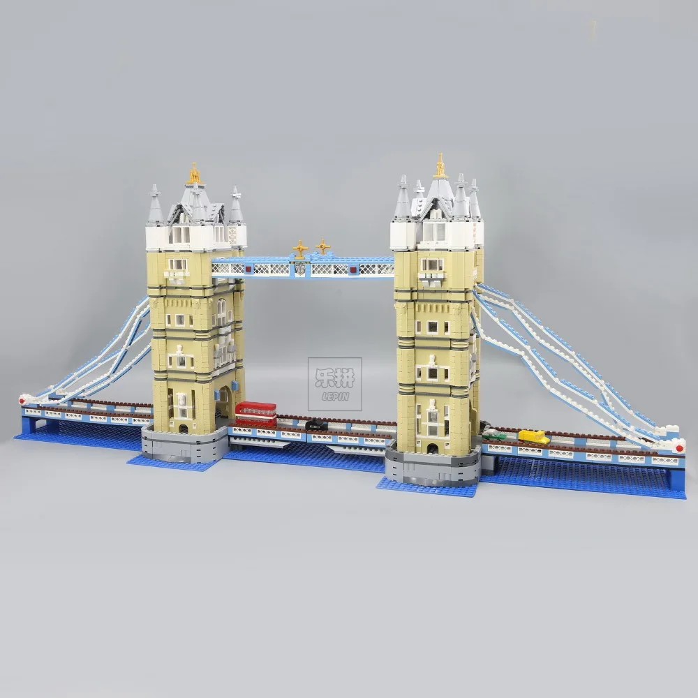 

Lepinblocks 17004 4295Pcs Creator Expert London Tower Bridge Model Building Blocks BricksToys Gift Compatible legoing 10214