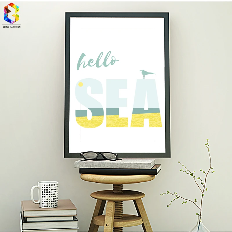 

ZeroC Tropical Amorous Canvas Art Print Poster, Quote Wall Painting for Living Room Decoration, Nordic Colorful Home Decor