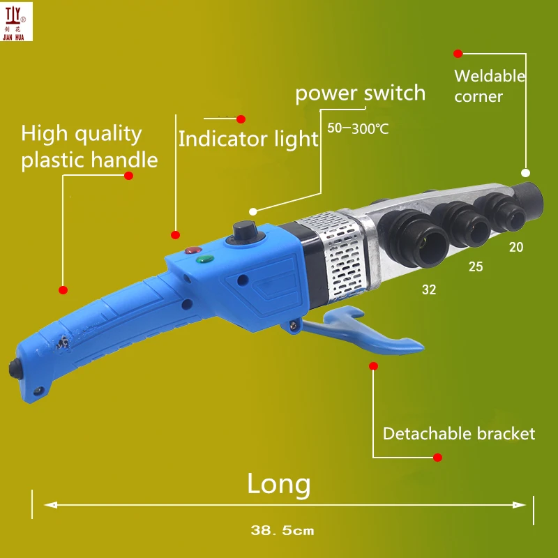New Type PPR Plastic Welding Machine 20-32mm Fuser Overall Handle 800W Power High Performance Fast Heat 2