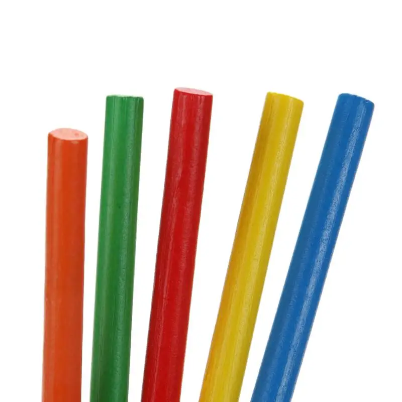 100 шт Красочные бамбуковые Счетные палочки Дети дошкольного математическая обучающая игрушка