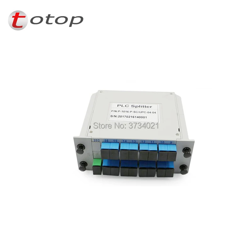 

SC UPC PLC 1X16 splitter Fiber Optical Box FTTH PLC Splitter box with 1X16 Planar waveguide