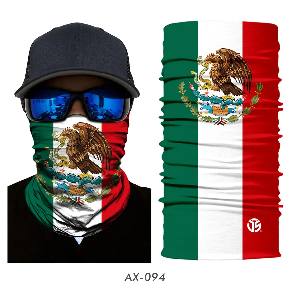 3D волшебный шарф, США, Национальный Флаг Испании, Россия, гетры для шеи, летняя трубчатая маска для лица, повязка на голову, бандана, шарфы для мужчин и женщин