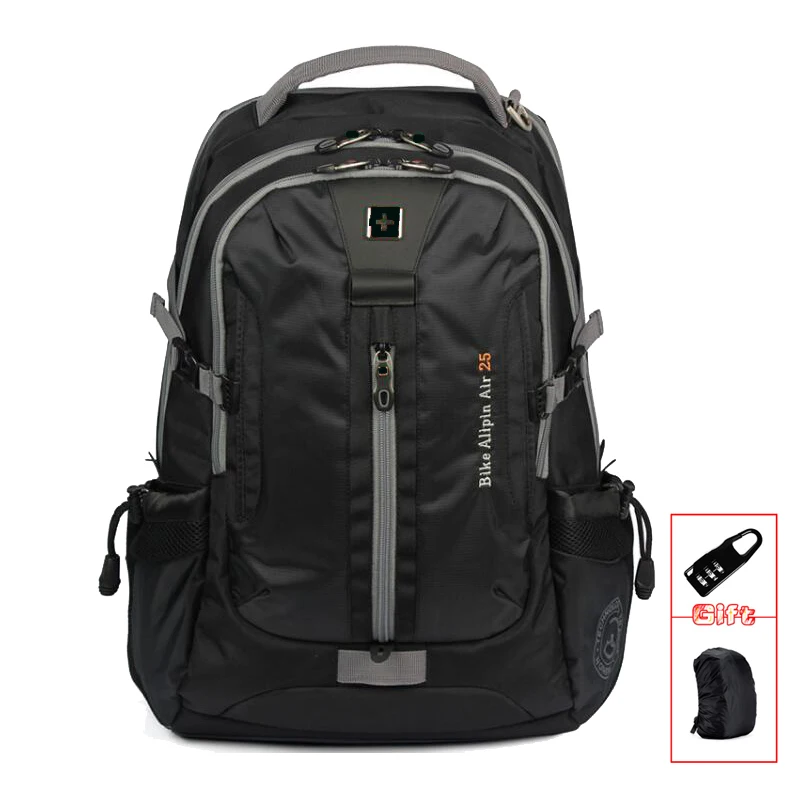Brand Men's Daily Backpack Laptop Sleeve Music Function Large Capacity
