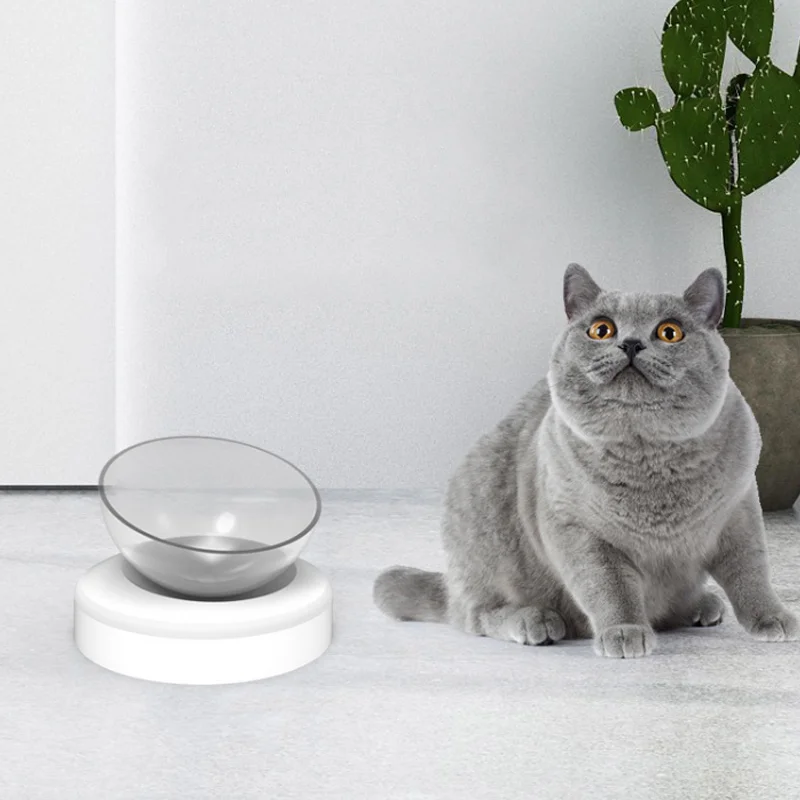 

Cats Bowl Adjustable Angle Neck-friendly Water Drinking Feeder Bowl for Dog XH8Z