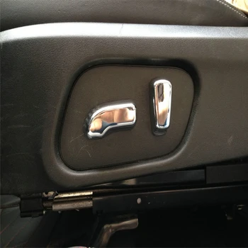 

WELKINRY car auto cover styling For Subaru XV ABS chrome 2013 2014 2015 2016 ABS chrome seat switch adjustment knob button trim