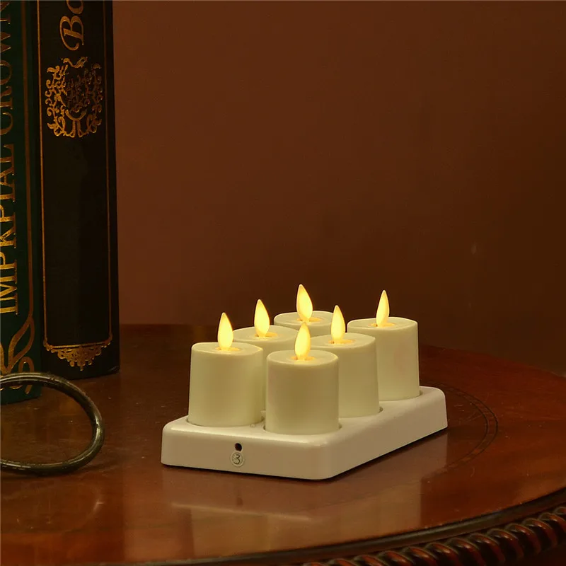 Buy Remote Ready Set of 6 Luminara Rechargeable