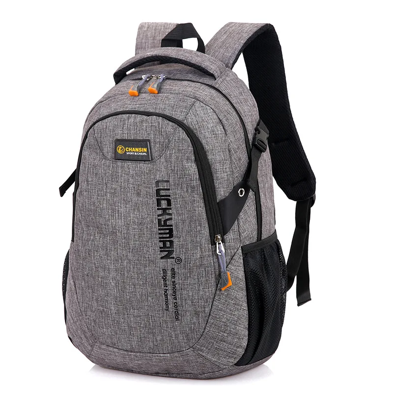 

2019 New Fashion Men's Backpack Bag Male Polyester Laptop Backpack Computer Bags high school student college students bag male