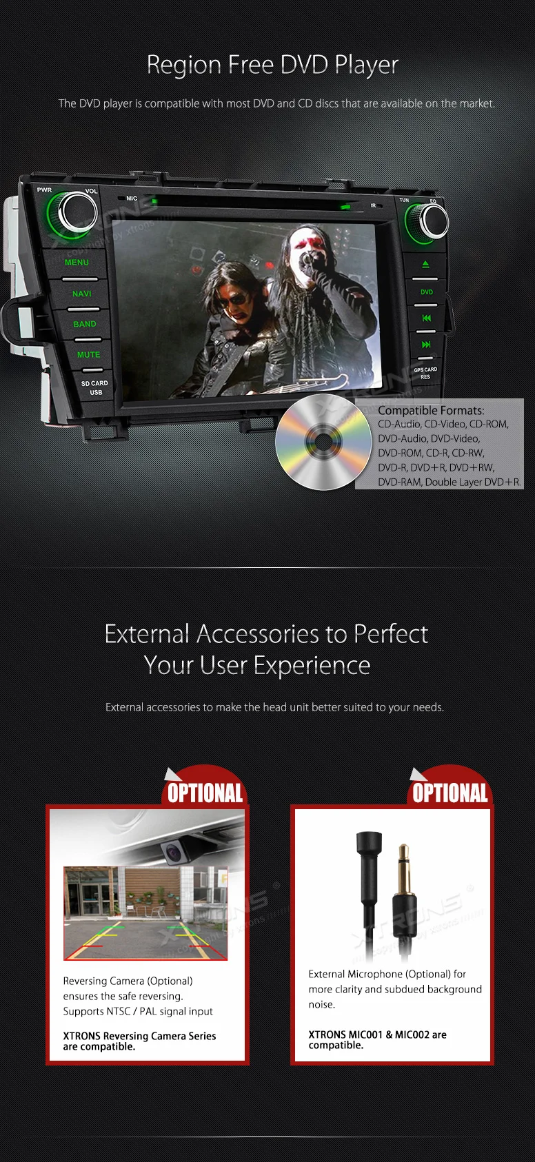 Flash Deal XTRONS 8 inch 2 din Car DVD Player GPS Navigation Radio USB Windows Ce For Toyota Prius Left Hand Drive 2009 2010 2011 2012 2013 7