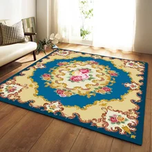 Прямая поставка богемский Цветочный Большой пол ковры для гостиной Нескользящие Коврики для спальни диван ковер прикроватные коврики Alfombras