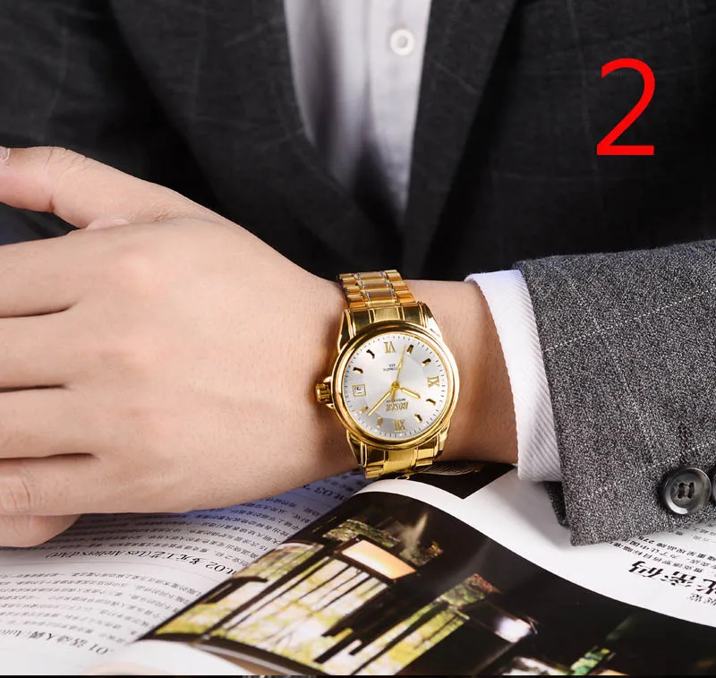 

men Fashion Watch Stainless Steel Unisex Concise Casual Luxury Business Wristwatch66