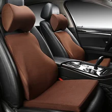 KKYSYELVA всплеск памяти поддержка подушки для автомобиля и подголовника шеи Комплект подушек аксессуары для интерьера