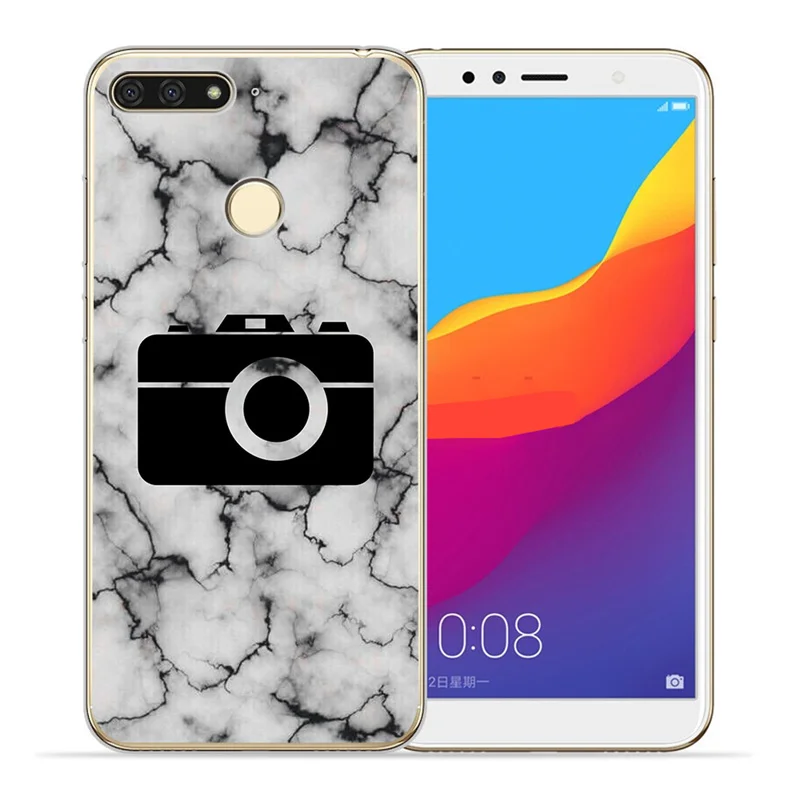 Роскошный Мраморный чехол для huawei II Y5 Y6 Prime Nova 2 3 3I 4 Plus 2018 2017|Бамперы| |
