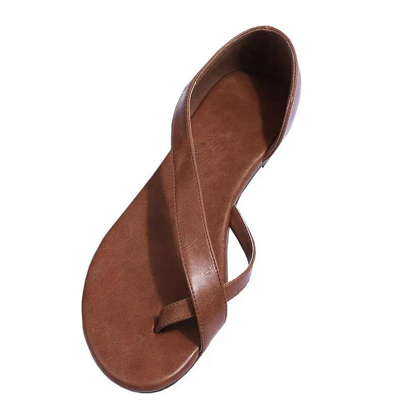 

Shoes woman 2018 summer beach PU Leather sandals platform ladies casual shoes