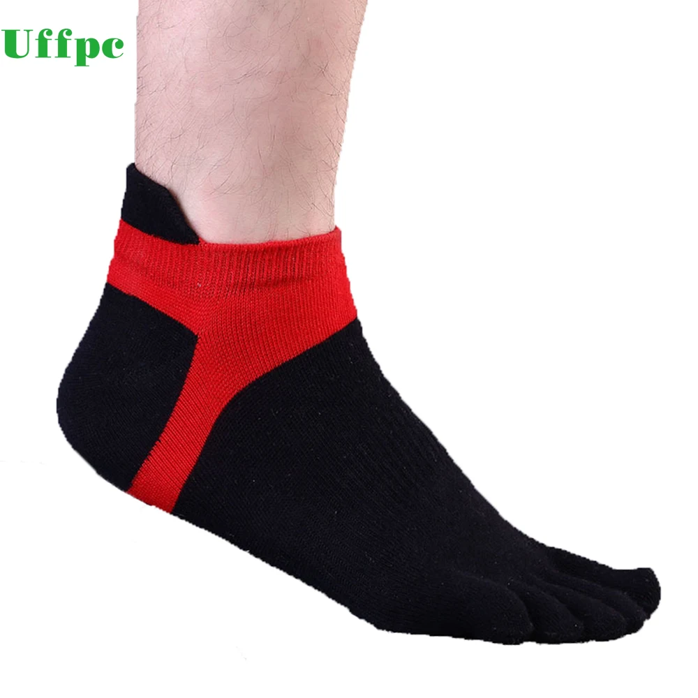 

5pairs/Lot Five Finger Toe Socks Men Fashion Breathable Cotton Nonslip Socks Anti-skid Calcetines No Show Short Invisible Socks