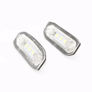

Number License Plate Light Bulbs For Volvo S80 S60 V60 C70 V70 XC70 XC90 XC60 V50 S40 3 LED Error Free Car Accessories