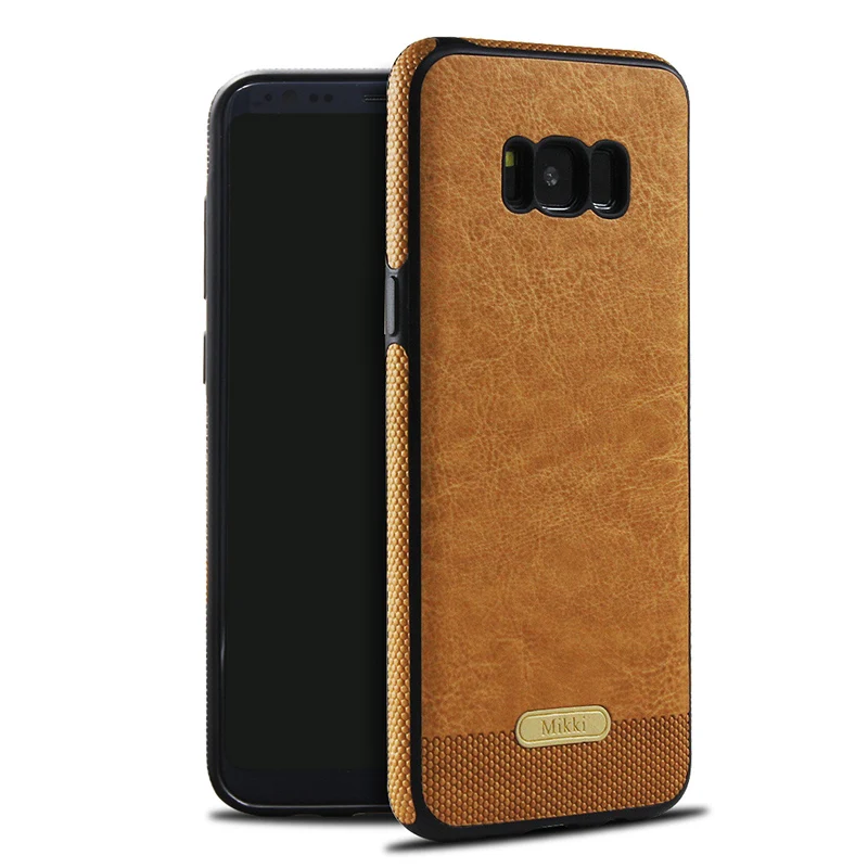 Luxury leather PU Soft Case for Samsung Galaxy S8 Plus S6 Edge S7 S7Edge S8 S9 S10 Plus Note 8 9 Cover Coque Screen Protector