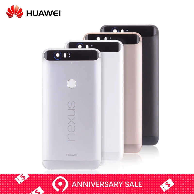 

100% Original Rear Back Housing For HUAWEI Google Nexus 6P Back Cover Battery Door with Power Volume Key Replacement Parts