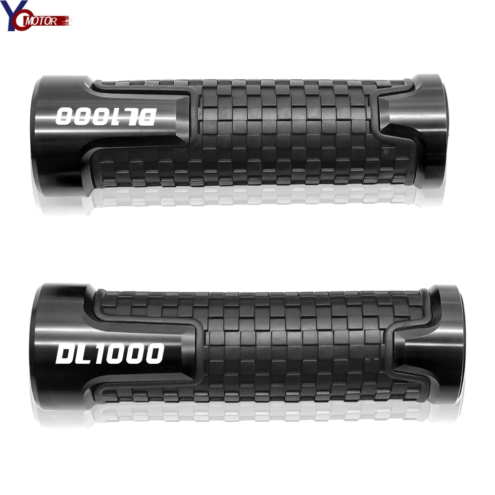 7/8 ''22mm руль мотоцикла ручка, рукоятка штыри для SUZUKI DL1000 DL 1000 DL-1000 V-STROM 2002 - Цвет: Черный