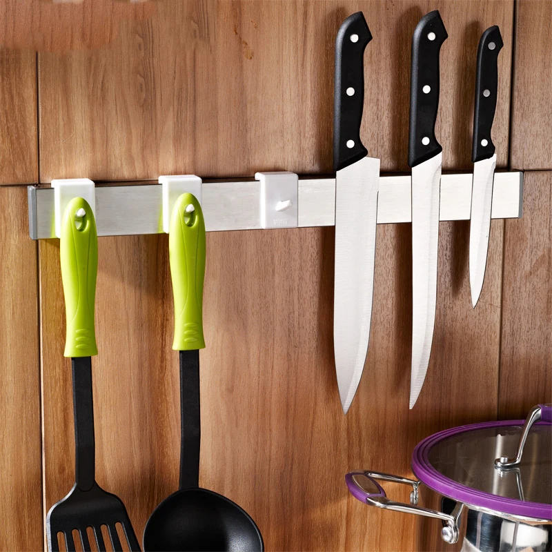 Multi function knife holder hook free nail powerful kitchen