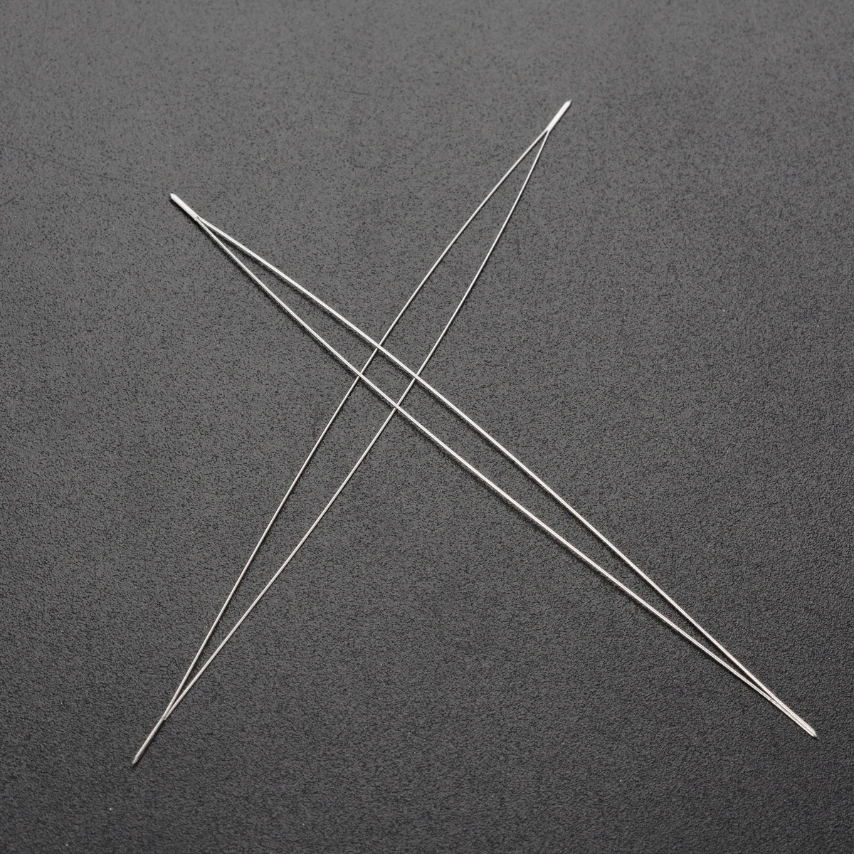 6pcs 55/75mm Big Eye Beading Needles Stainless Steel Needle Durable Beading Tools Kit for Jewellery Making