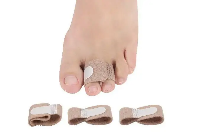 20 шт. тканевый выпрямитель для пальцев ног, корректор вальгусной деформации пальцев ног, повязка, разделитель пальцев ног, шиньон, обертывание, уход за ногами