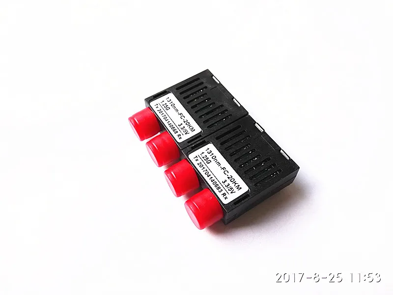 2 шт./лот 10/100/1000 м двойное волокно 1x9 оптический модуль приемопередатчика 1 25G