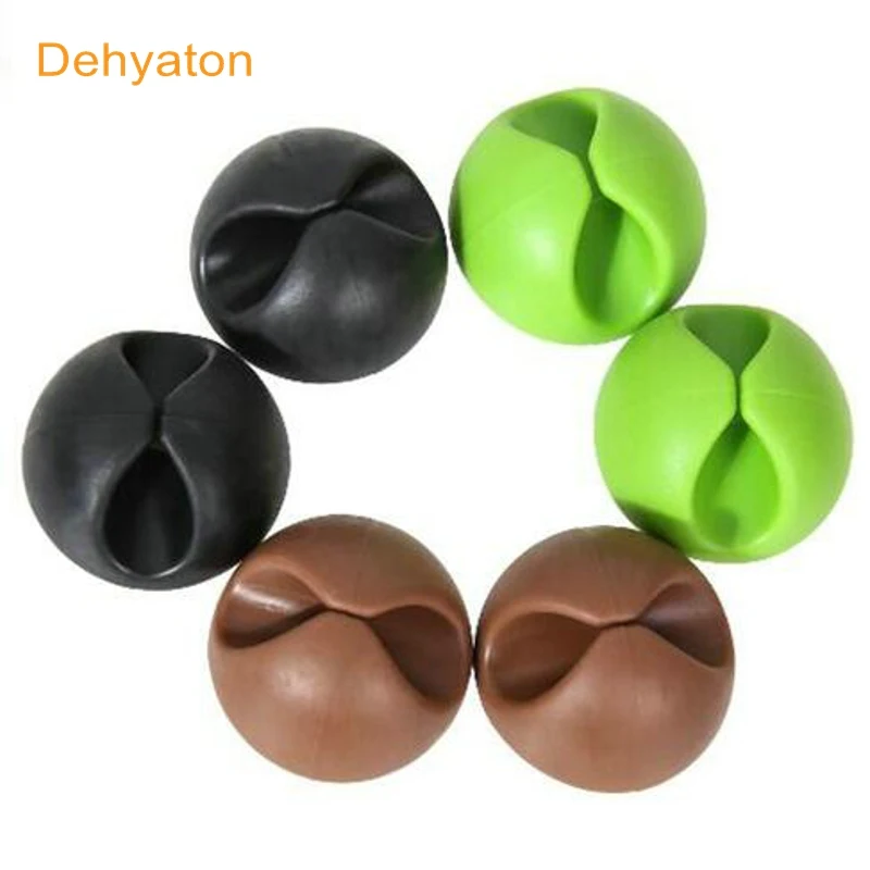 

Dehyaton Cable Winder Earphone Cable Organizer Wire Storage Charger Cable Holder Clips for MP3 MP4 Mouse Winding Thread Tool