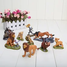 9pcs/lot 5-9cm The Lion King Simba PVC Action Figure Toy Children Christmas gift kids toys