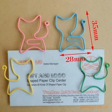

Creative gifts, cat shape gift paper clip, photo clip paper clips, stationery student gifts bookmark.