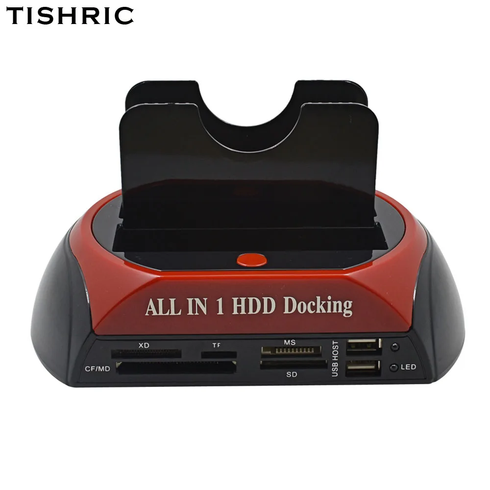 

Original All In 1 HDD Docking Station Dual USB 2.0 2.5" 3.5" IDE SATA External HDD Box Hard Disk DRIVE Enclosure Card Reader 3TB