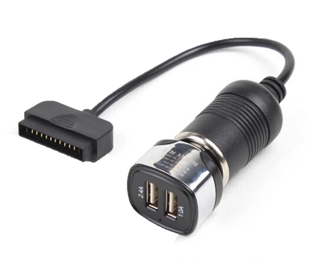 

Smartphone Tablet Outdoor Charger Dual-Port USB Car Charger with Battery Energy Conversion Cable for DJI MAVIC PRO F20083