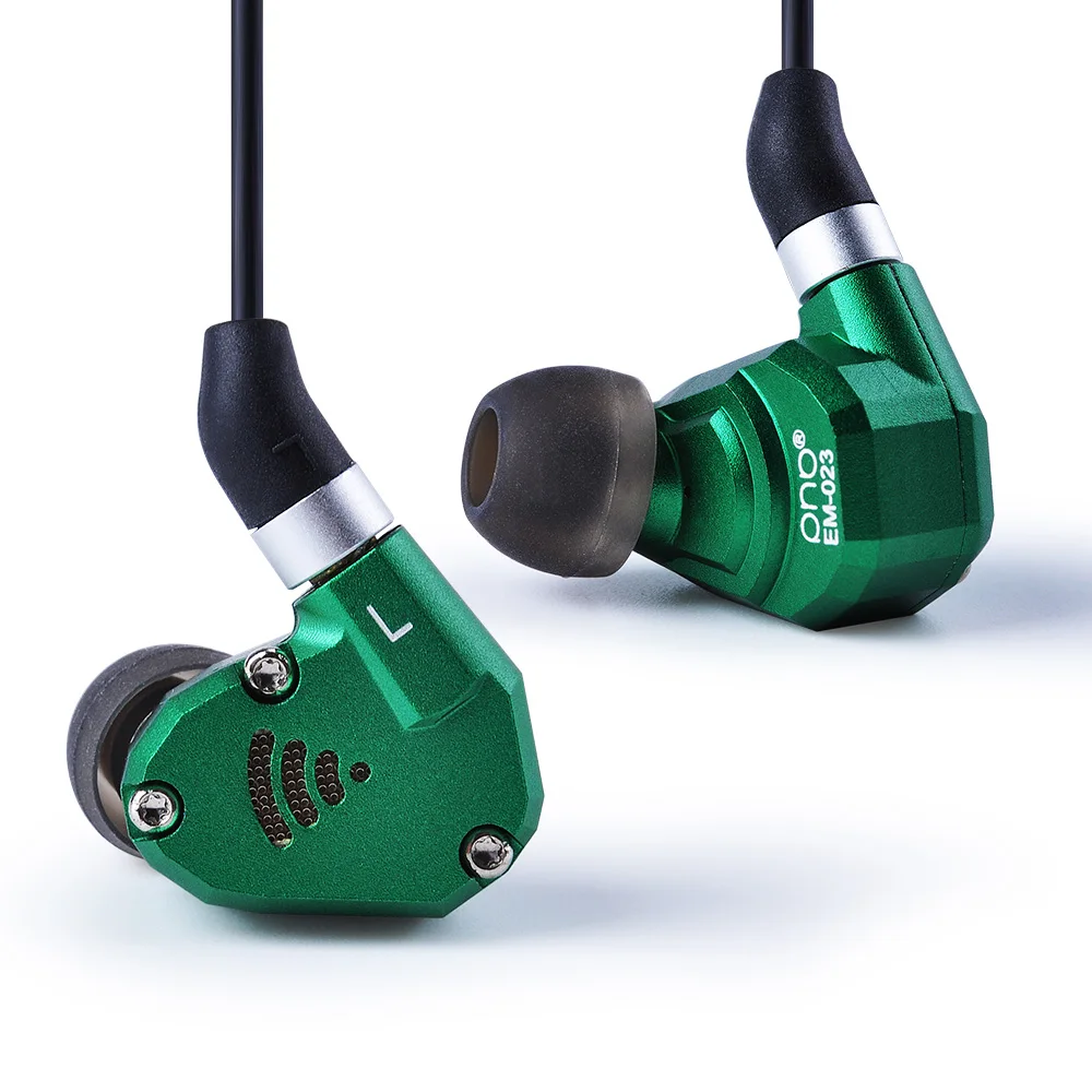 Wooeasy PHB EM-023 2BA+2DD In Ear Earphone Hybrid HIFI Monito Earphone Metal Running Sport Headset Earbud With MMCX Headplug