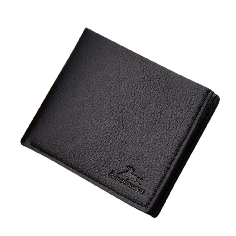 

Yfashion Men's Short Wallet Casual PU Leather Multi Position Wallet Card Holder Purse For Man