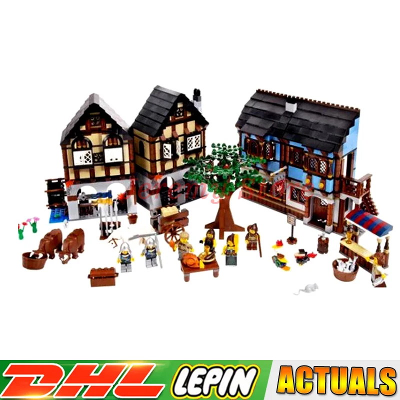 

LP 16011 1601Pcs Castle Series The Medieval Manor Castle Set Educational Building Blocks Bricks Model Toys Compatible 10193