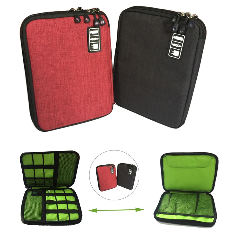 Storage Bag Ipad Organizer Waterproof Usb Data Cable Earphone Travel