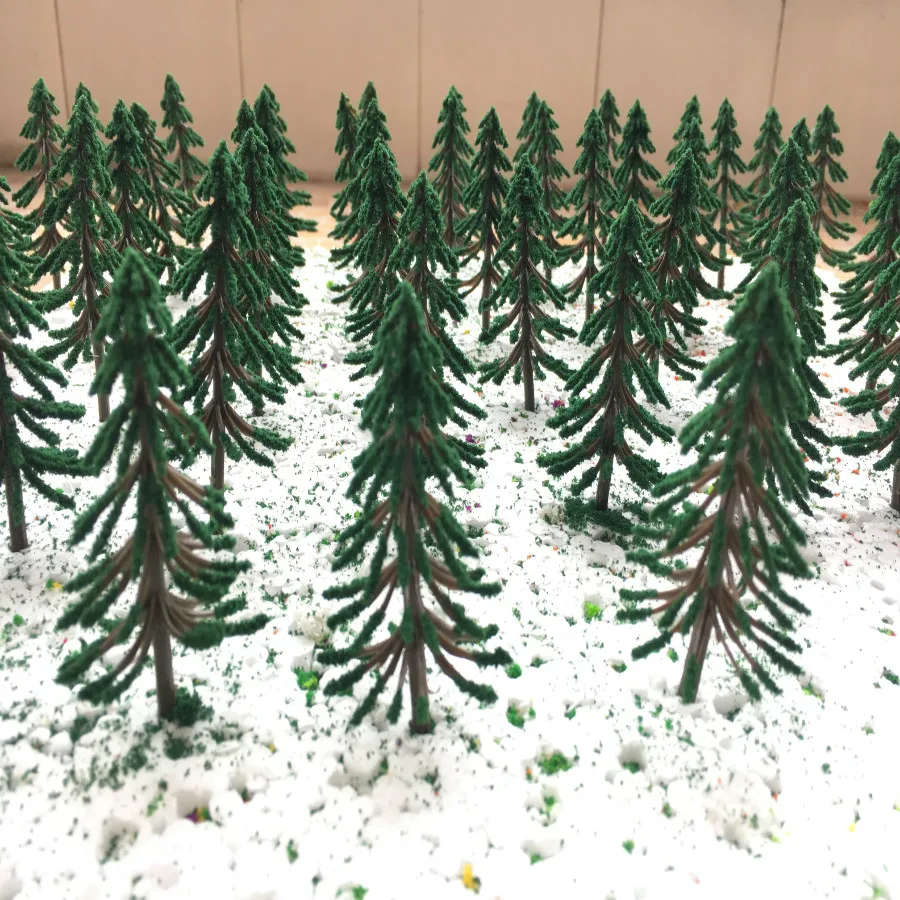 architecture model pine tree for building kits toy (2)