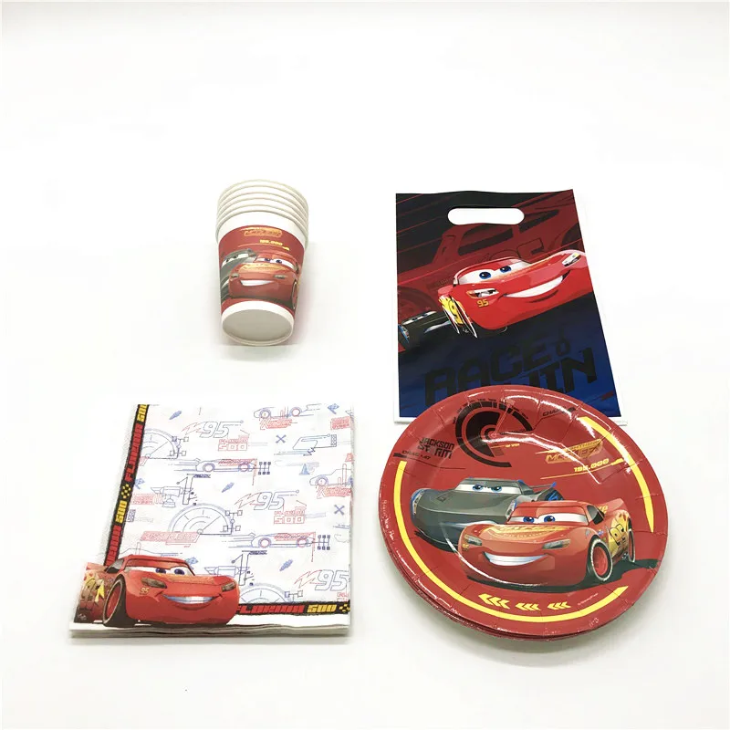 Авторизованный Disney тачки тема 46 шт. Маккуин бриллиантовые салфетки пластиковые